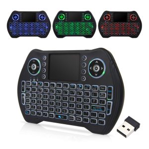 MT-10 RGB Backlit Mini Wireless Keyboard with Lithium Battery